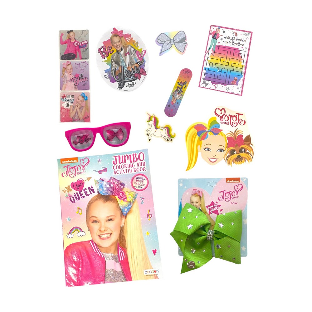 Jojo Siwa Big Bow Coloring Activity Book Stickers Maze Games Toy Gift Set